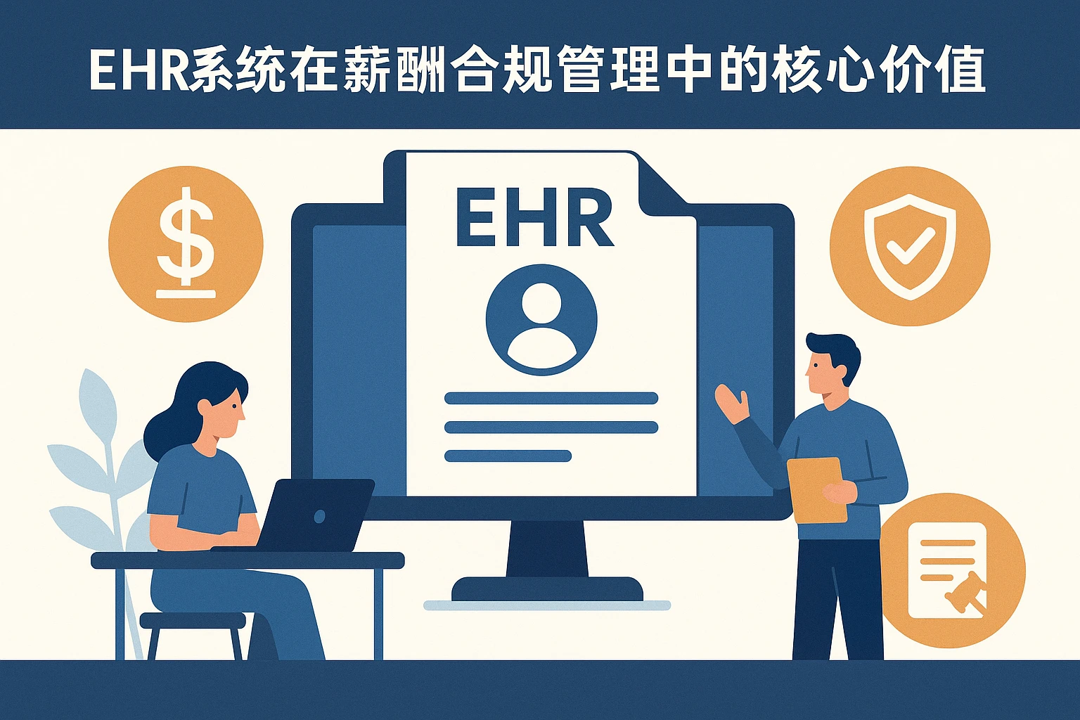 EHR系统在薪酬合规管理中的核心价值
