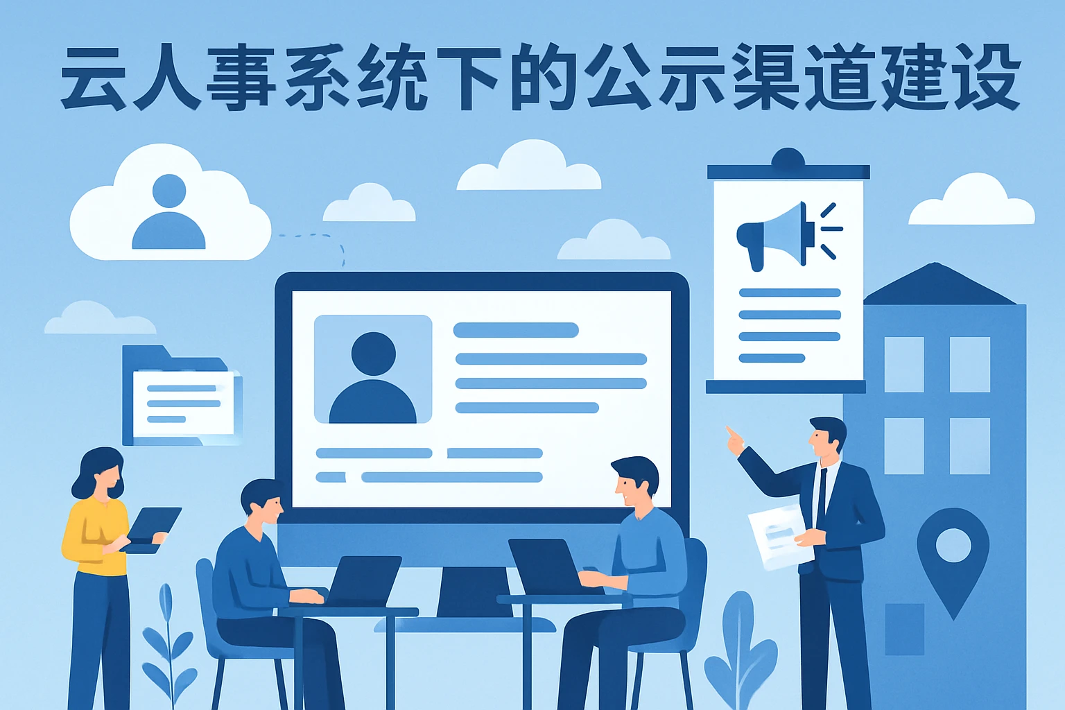 云人事系统下的公示渠道建设