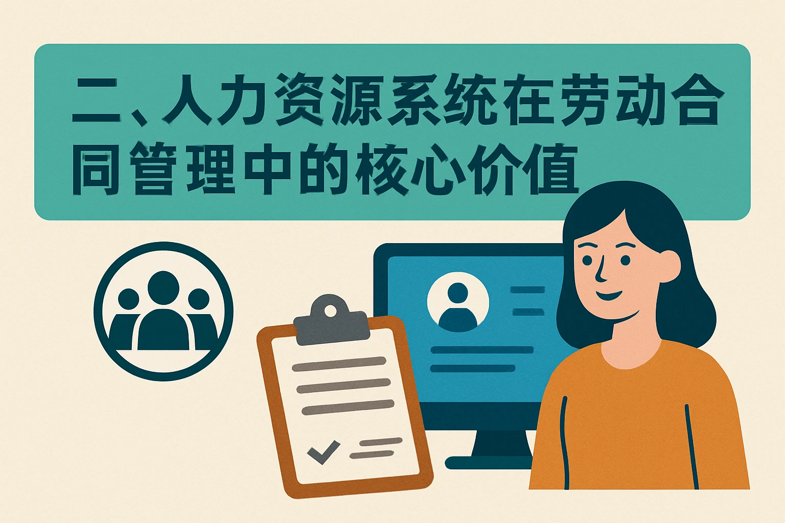 二、人力资源系统在劳动合同管理中的核心价值