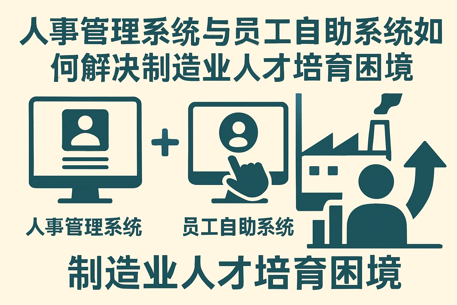 人事管理系统与员工自助系统如何解决制造业人才培育困境