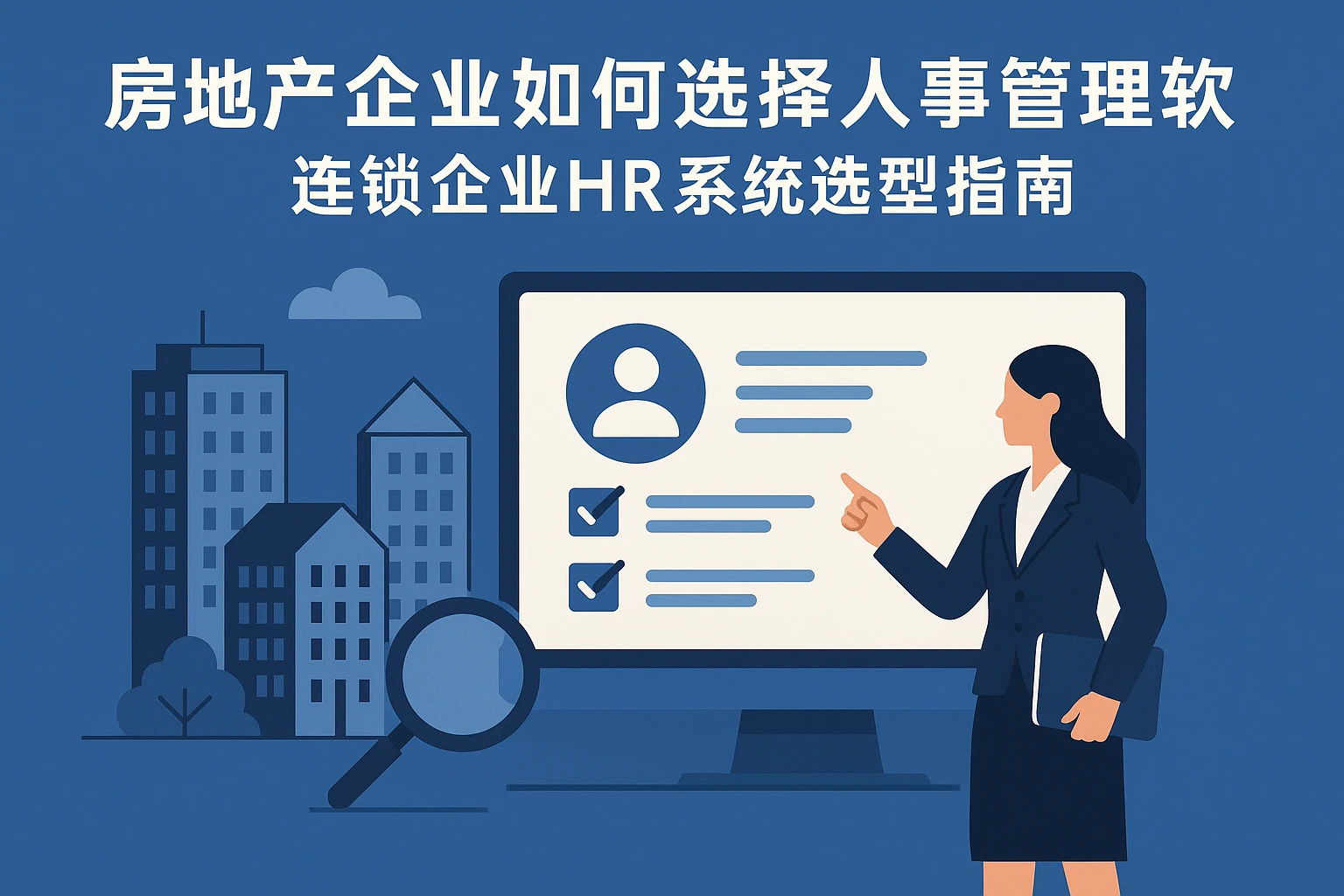 房地产企业如何选择人事管理软件：连锁企业HR系统选型指南