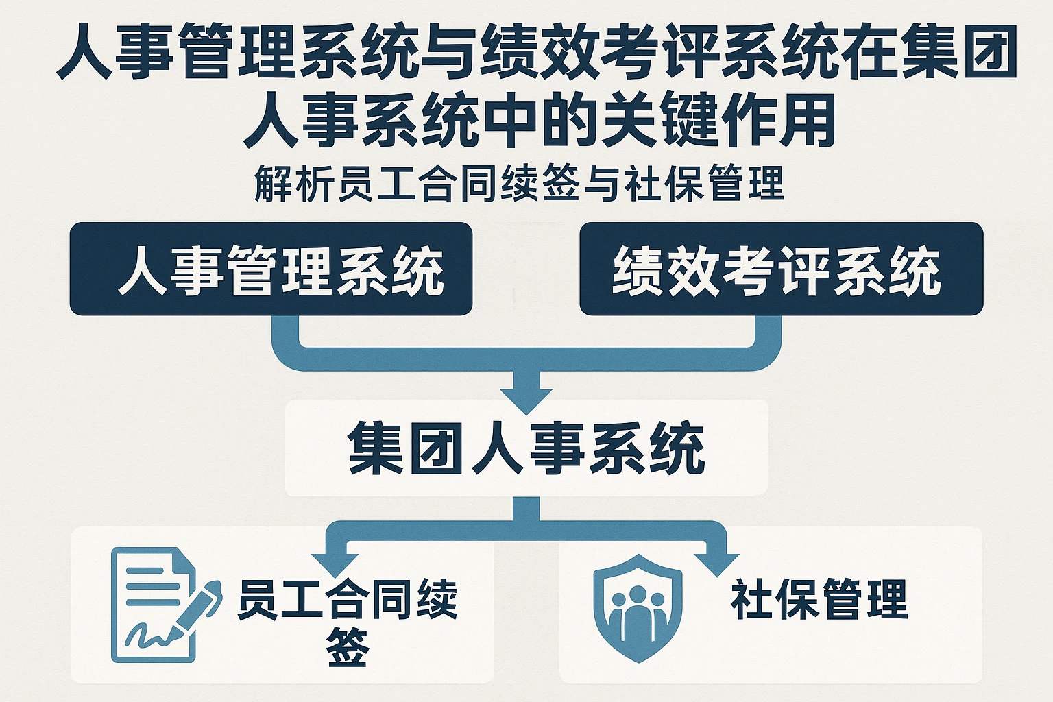 人事管理系统与绩效考评系统在集团人事系统中的关键作用——解析员工合同续签与社保管理