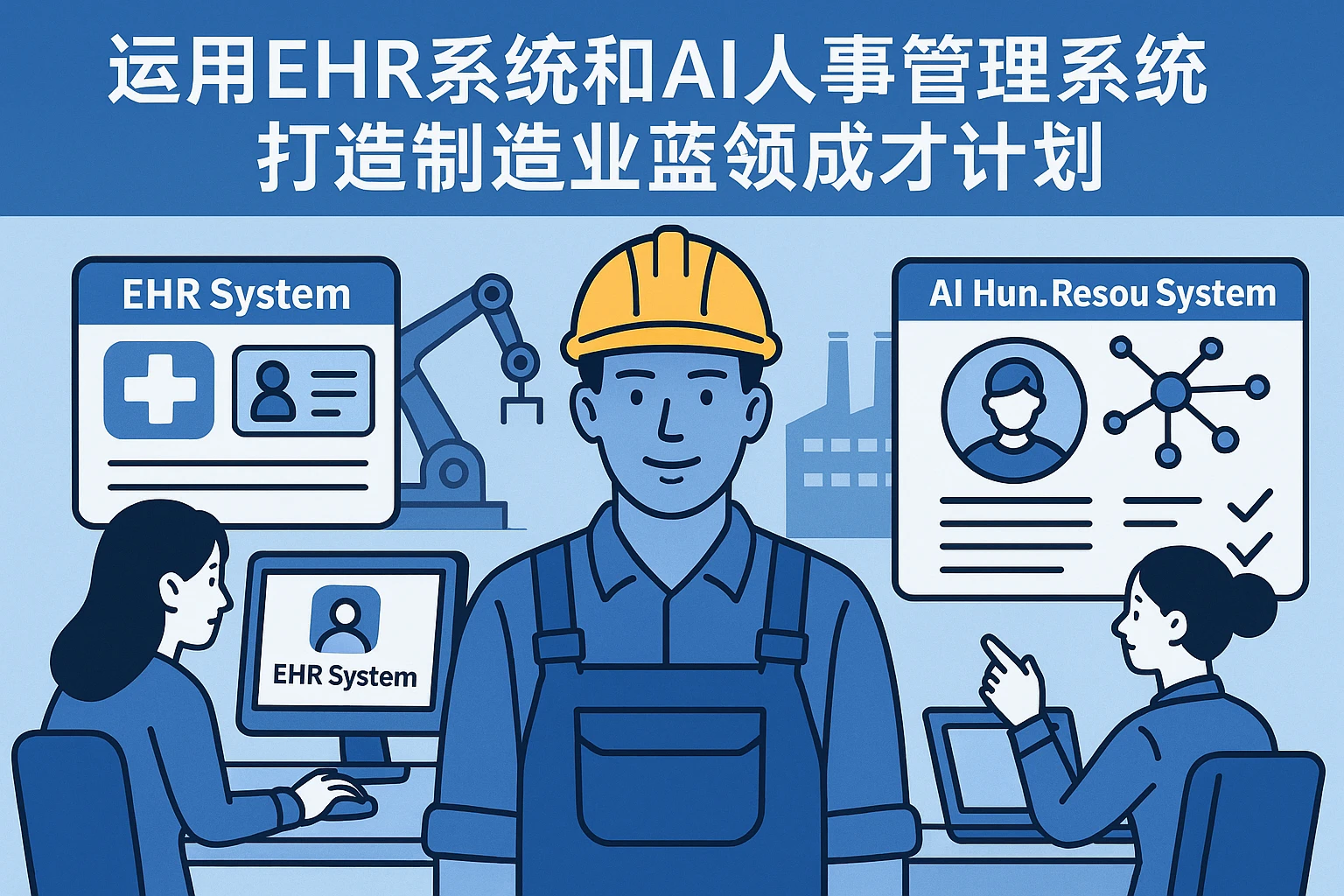 运用EHR系统和AI人事管理系统打造制造业蓝领成才计划
