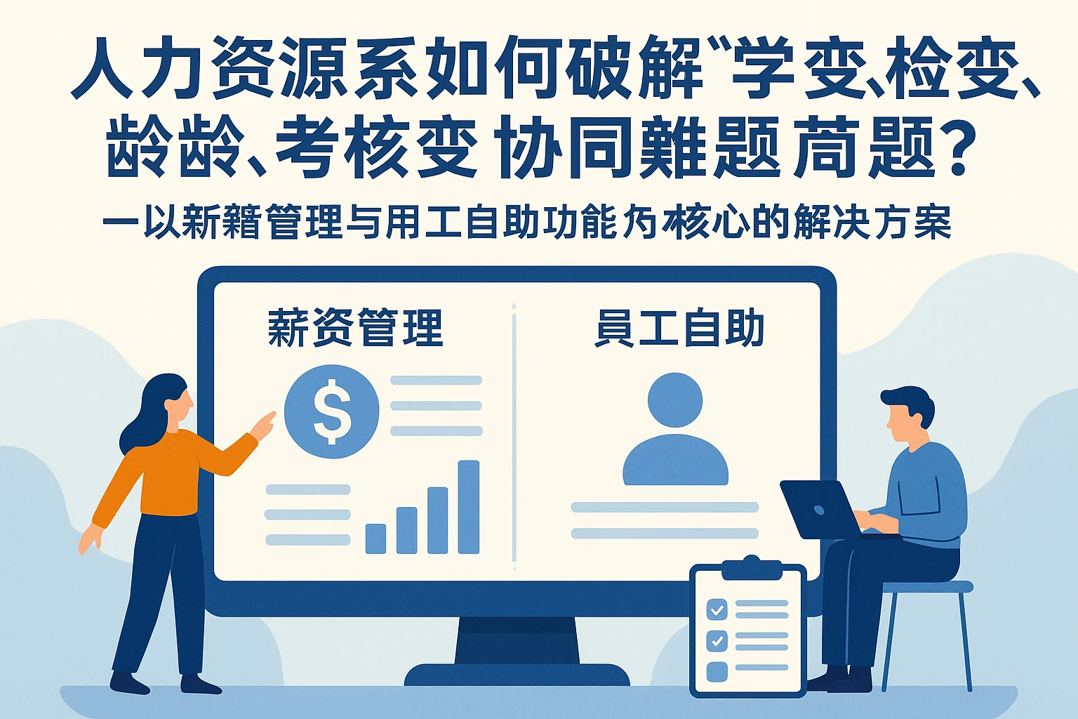 人力资源系统如何破解“学变、技变、龄变、考核变档”协同难题？——以薪资管理与员工自助功能为核心的解决方案