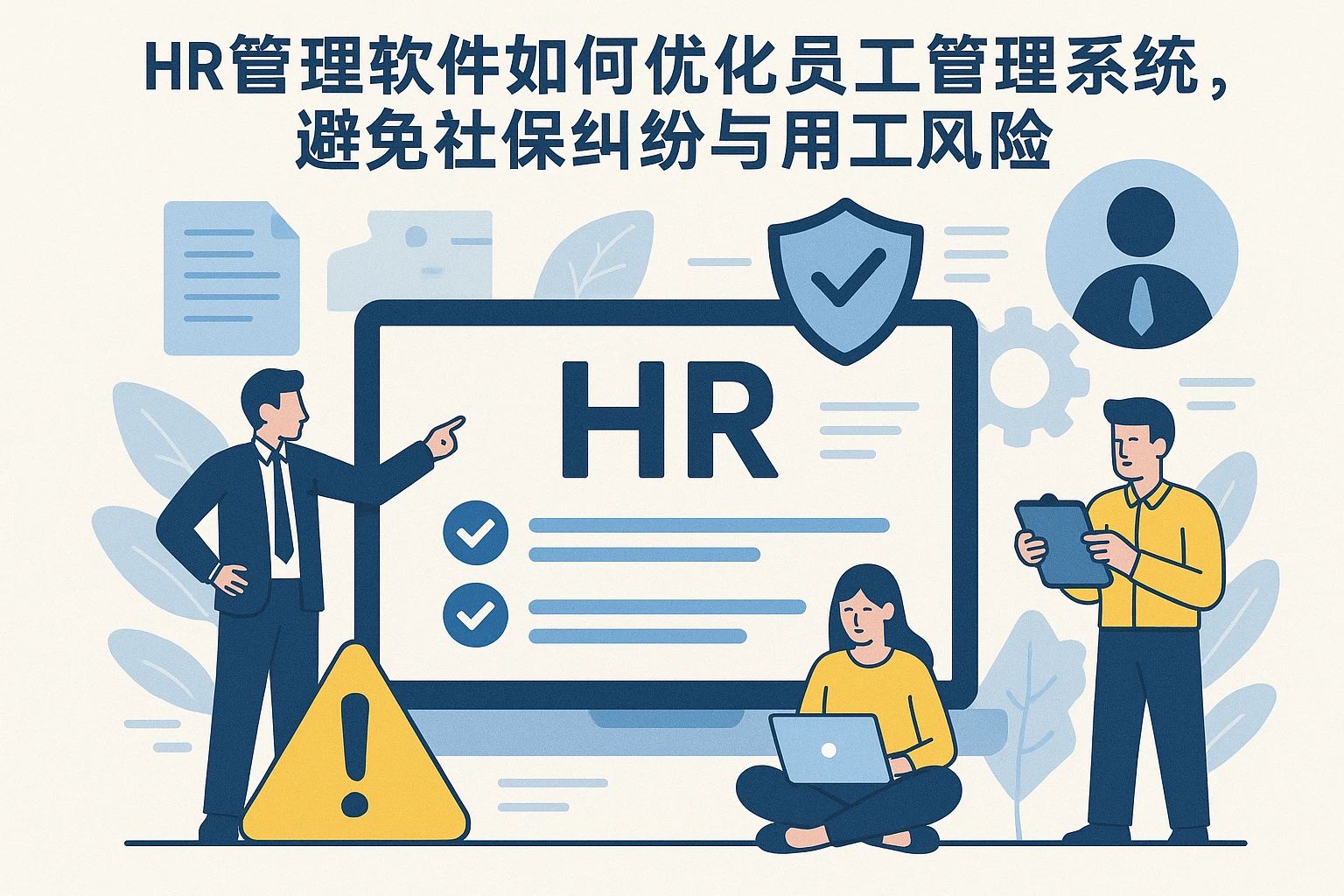 HR管理软件如何优化员工管理系统,避免社保纠纷与用工风险