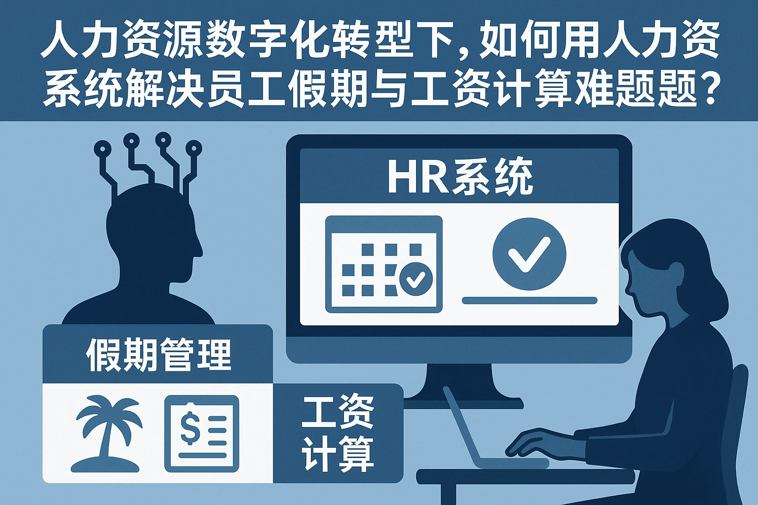人力资源数字化转型下，如何用人力资源系统解决员工假期与工资计算难题？