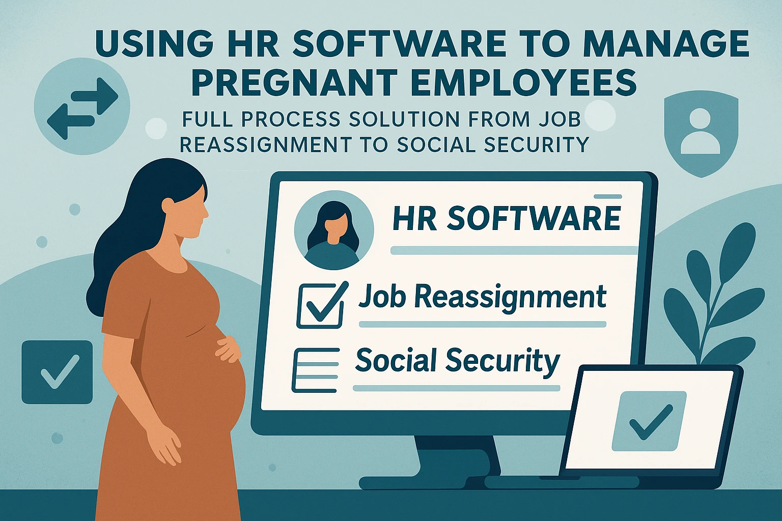 用人力资源软件破解孕期员工管理难题:从调岗到社保的全流程解决方案