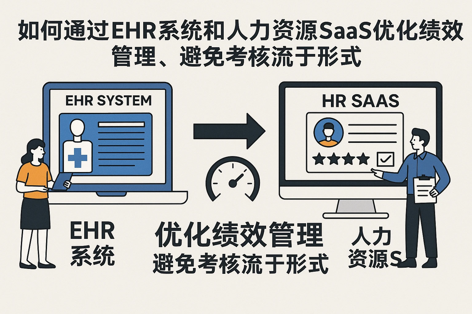 如何通过EHR系统和人力资源SaaS优化绩效管理，避免考核流于形式