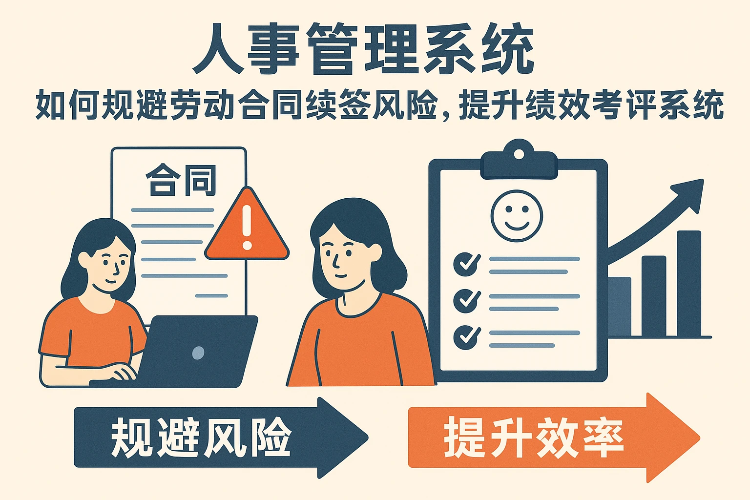 人事管理系统如何规避劳动合同续签风险，提升绩效考评系统效率
