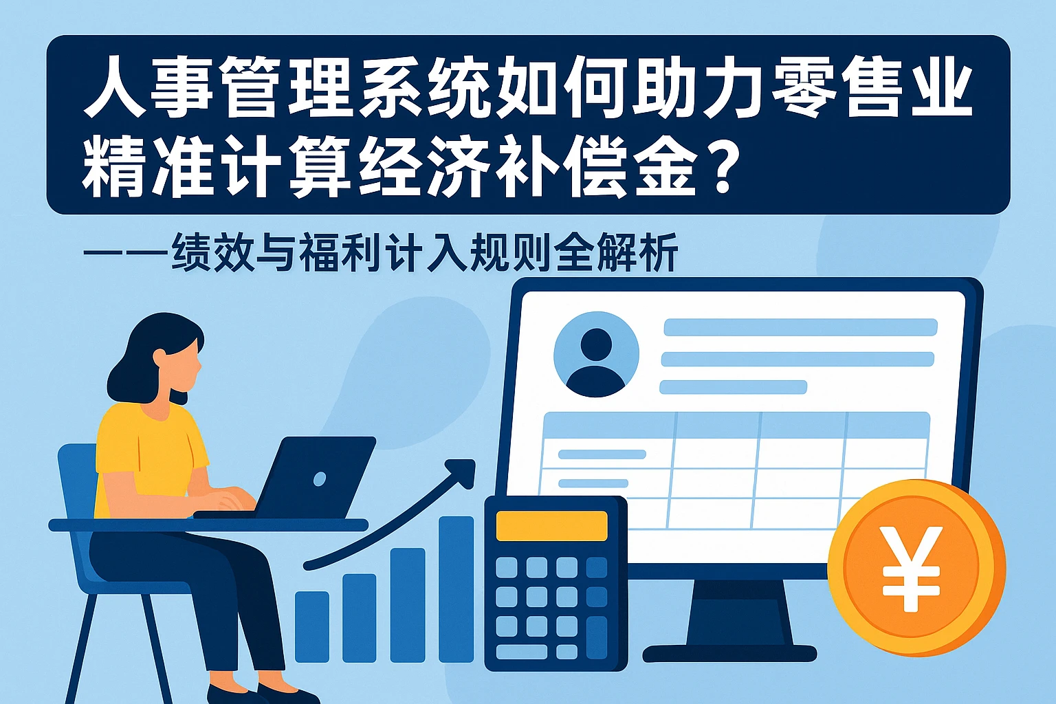 人事管理系统如何助力零售业精准计算经济补偿金？——绩效与福利计入规则全解析