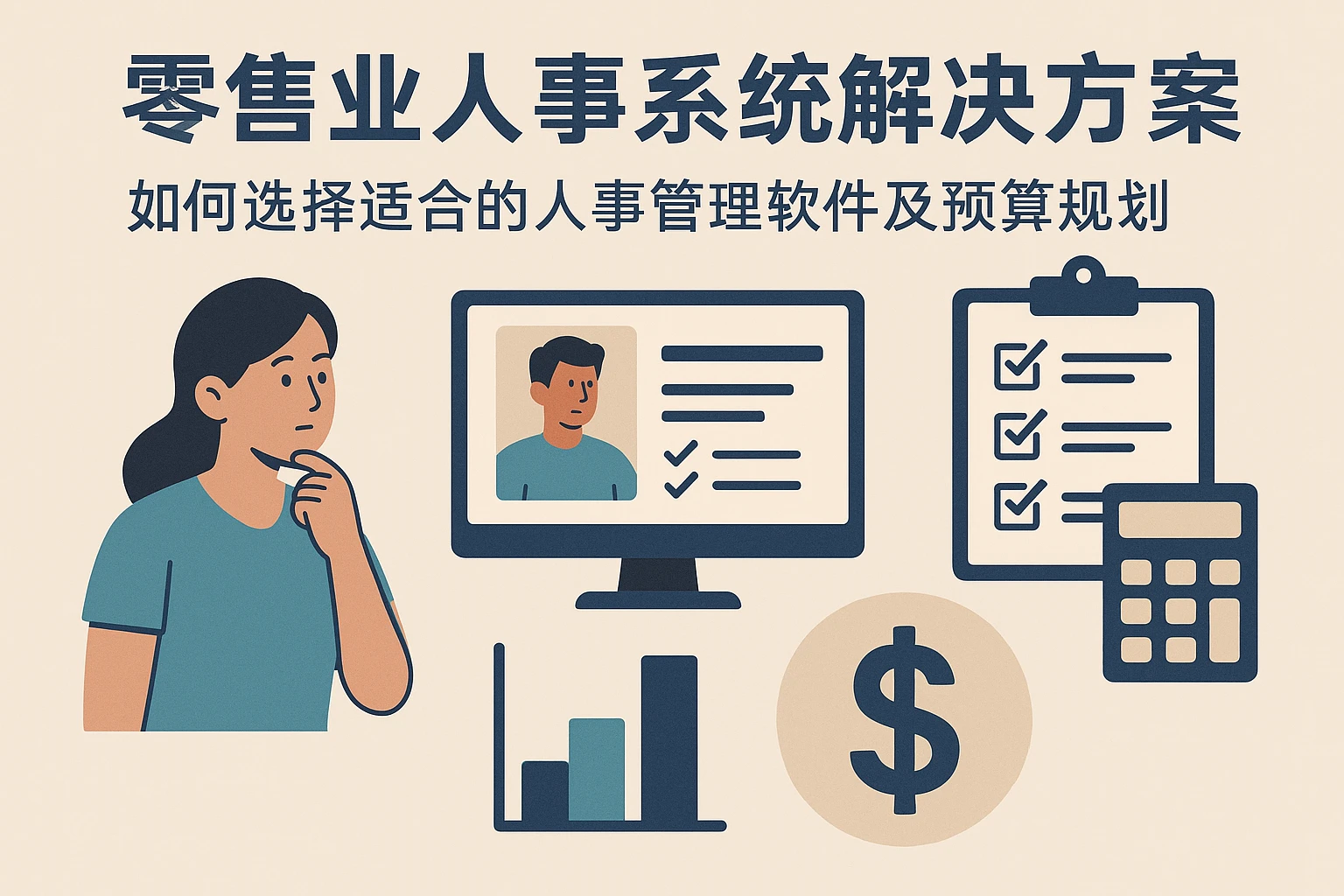 零售业人事系统解决方案：如何选择适合的人事管理软件及预算规划