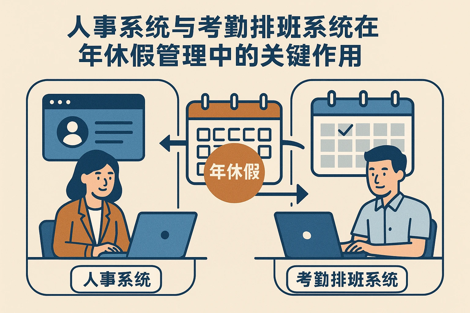 人事系统与考勤排班系统在年休假管理中的关键作用