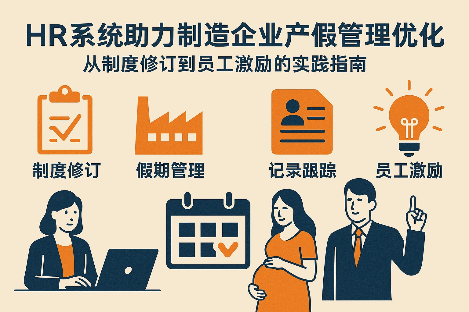 HR系统助力制造企业产假管理优化:从制度修订到员工激励的实践指南