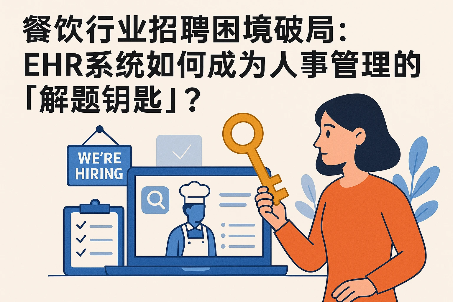 餐饮行业招聘困境破局：EHR系统如何成为人事管理的「解题钥匙」？