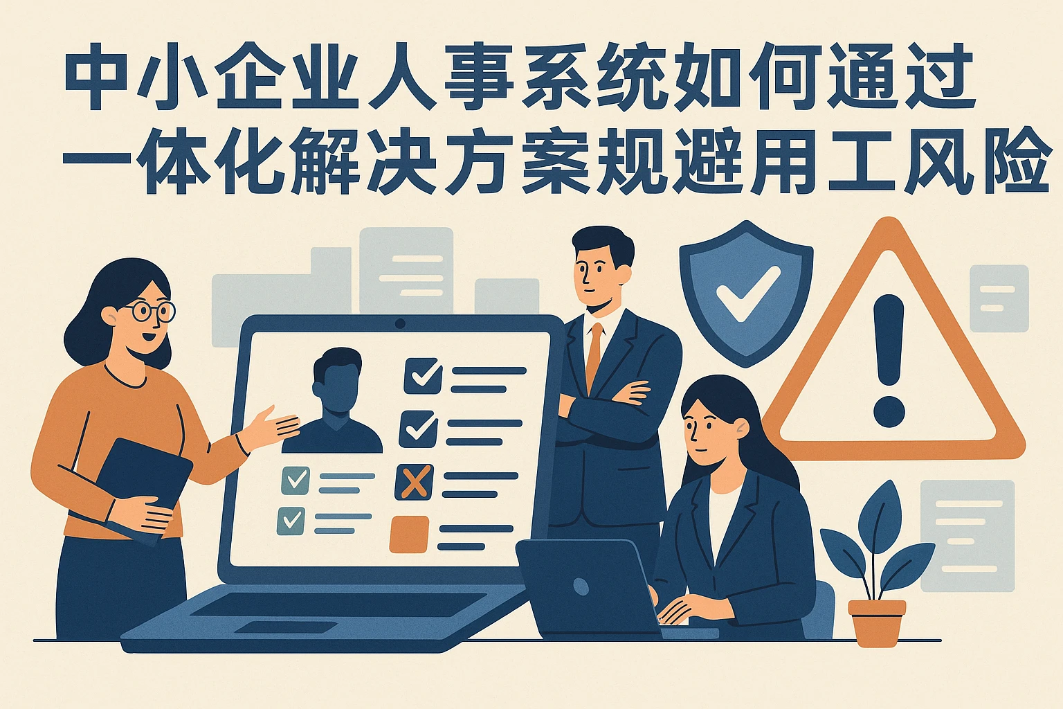 中小企业人事系统如何通过一体化解决方案规避用工风险