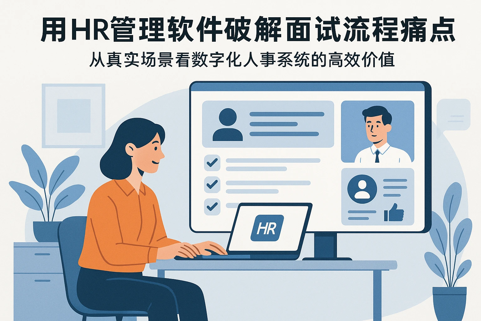 用HR管理软件破解面试流程痛点：从真实场景看数字化人事系统的高效价值