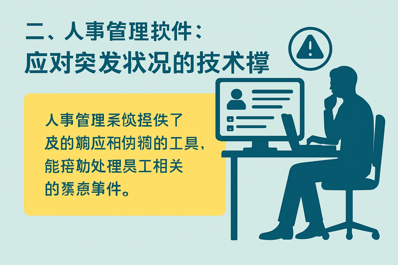 二、人事管理软件:应对突发状况的技术支撑