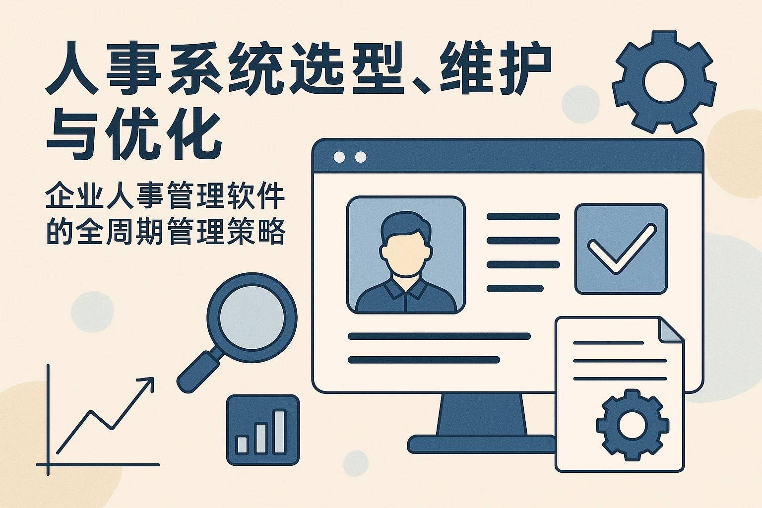 人事系统选型、维护与优化:企业人事管理软件的全周期管理策略