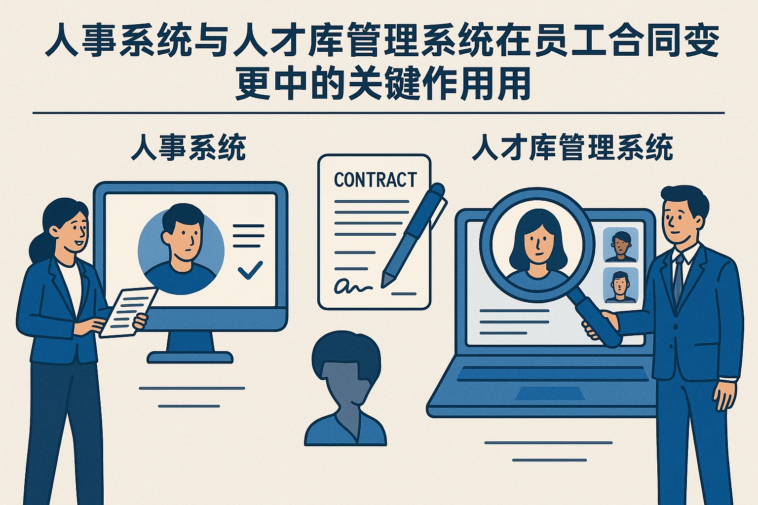人事系统与人才库管理系统在员工合同变更中的关键作用