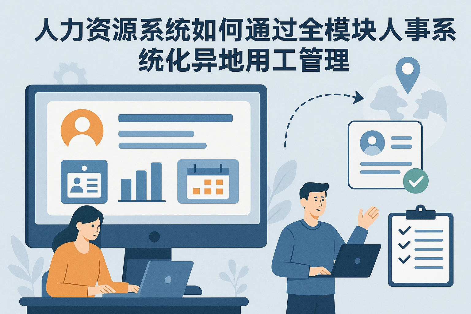 人力资源系统如何通过全模块人事系统优化异地用工管理