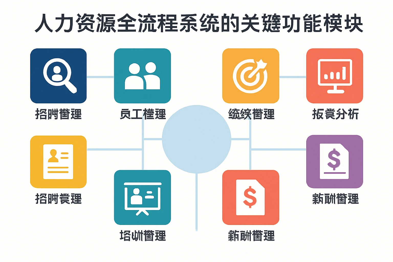 人力资源全流程系统的关键功能模块