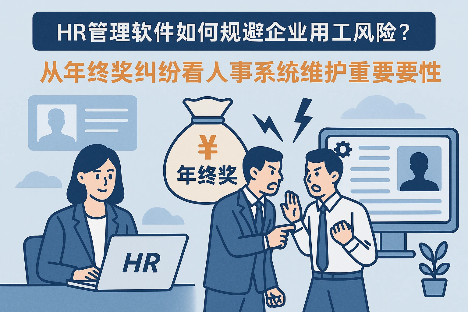 HR管理软件如何规避企业用工风险？从年终奖纠纷看人事系统维护的重要性