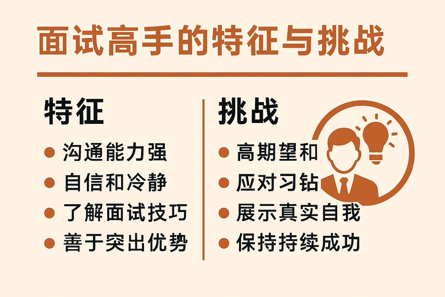 面试高手的特征与挑战