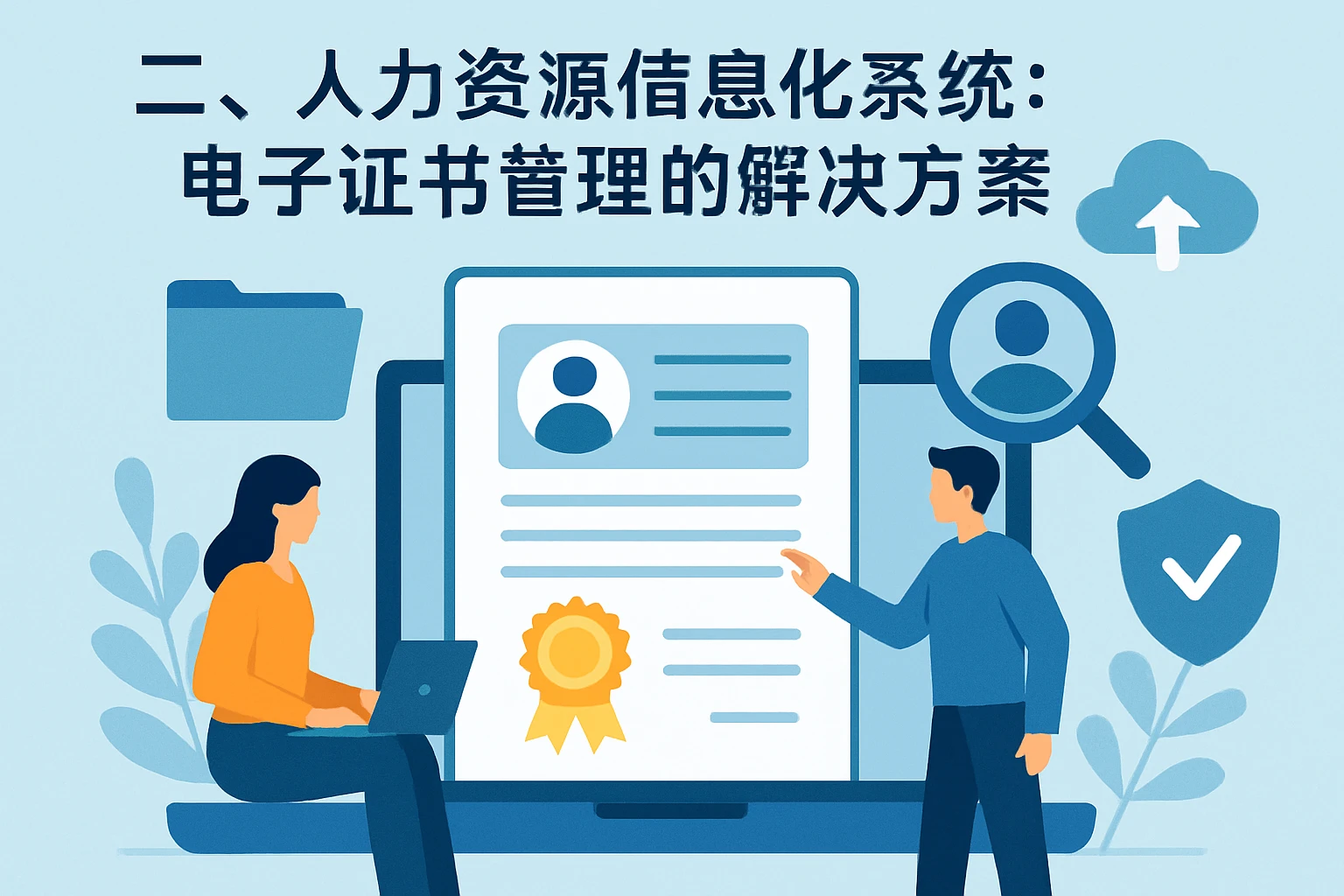 二、人力资源信息化系统：电子证书管理的解决方案