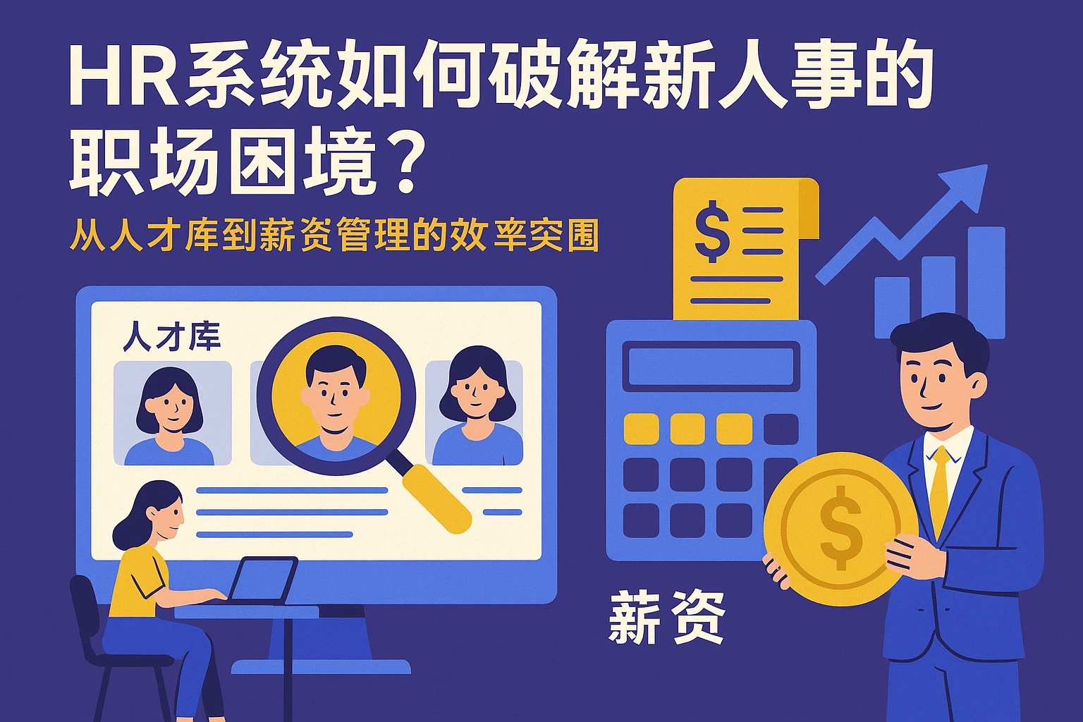 HR系统如何破解新人人事的职场困境？从人才库到薪资管理的效率突围