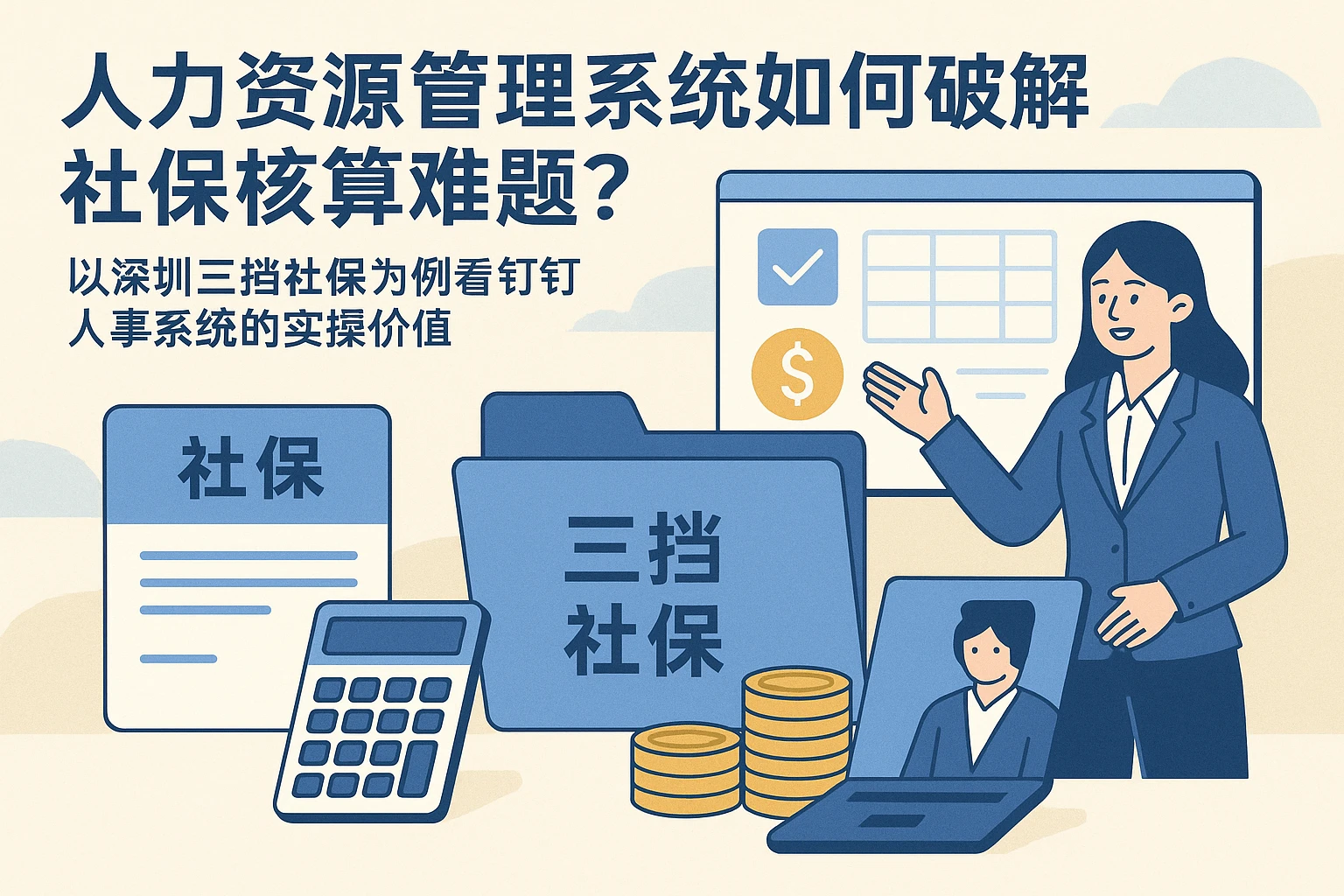 人力资源管理系统如何破解社保核算难题？以深圳三挡社保为例看钉钉人事系统的实操价值