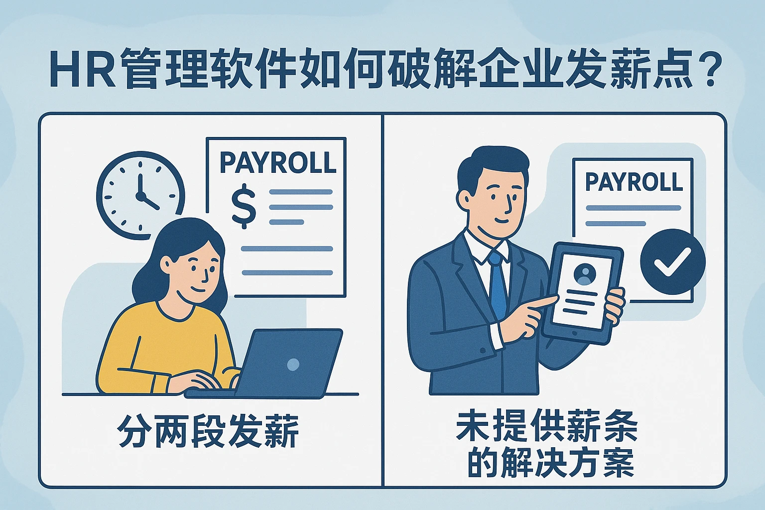 HR管理软件如何破解企业发薪痛点？从分两段发薪到未提供薪条的解决方案