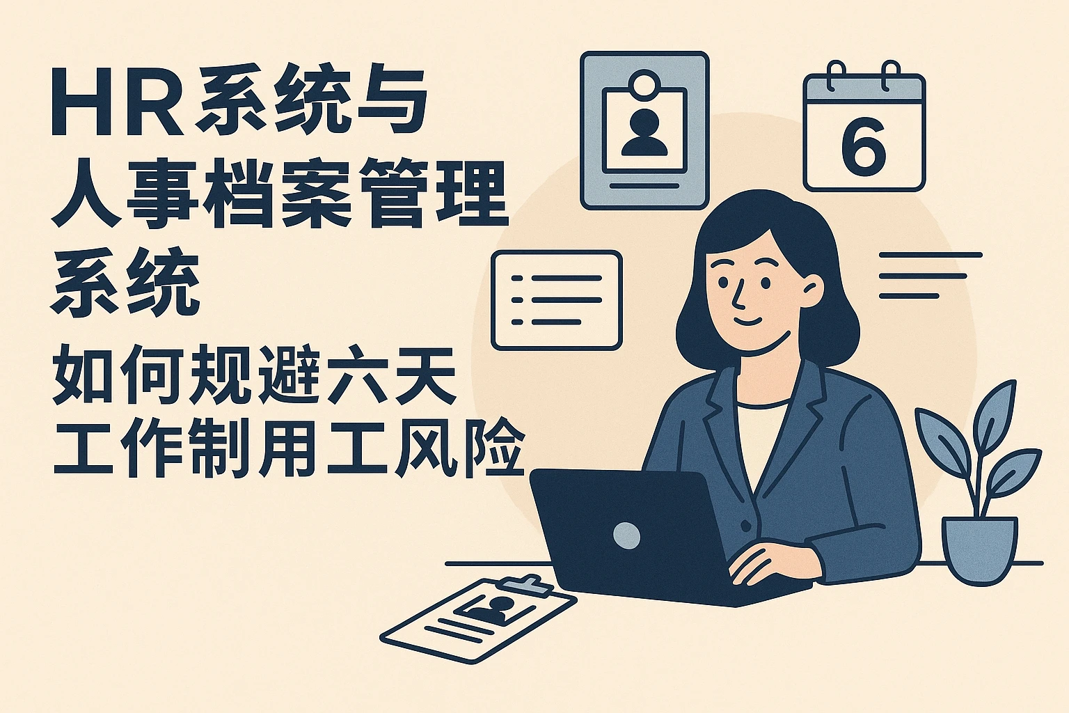 HR系统与人事档案管理系统如何规避六天工作制用工风险