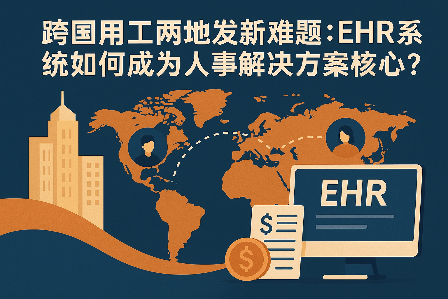 跨国用工两地发薪难题：EHR系统如何成为人事解决方案核心？