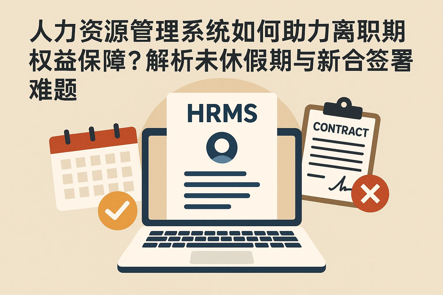 人力资源管理系统如何助力离职期权益保障？解析未休假期与新合同签署难题