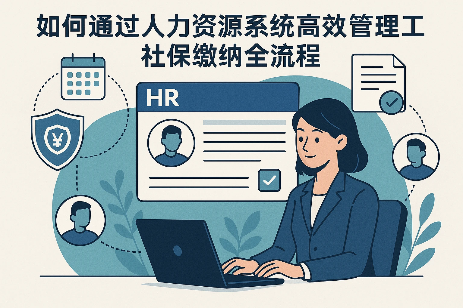 如何通过人力资源系统高效管理员工社保缴纳全流程