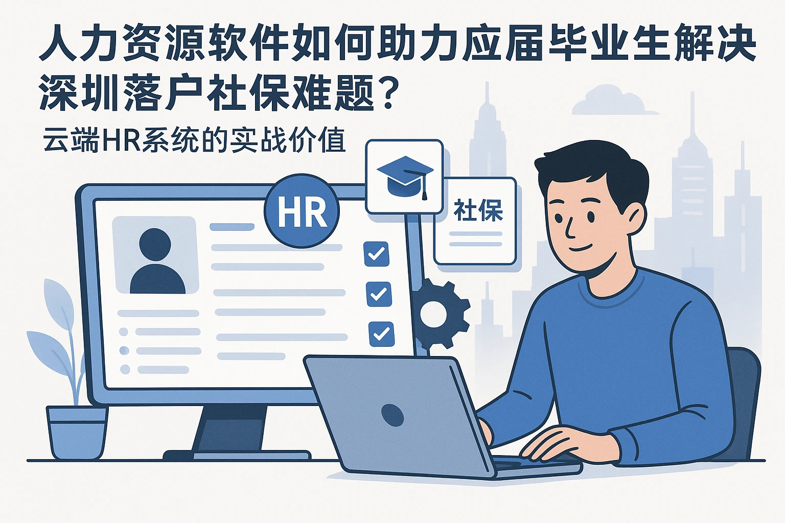 人力资源软件如何助力应届毕业生解决深圳落户社保难题？云端HR系统的实战价值