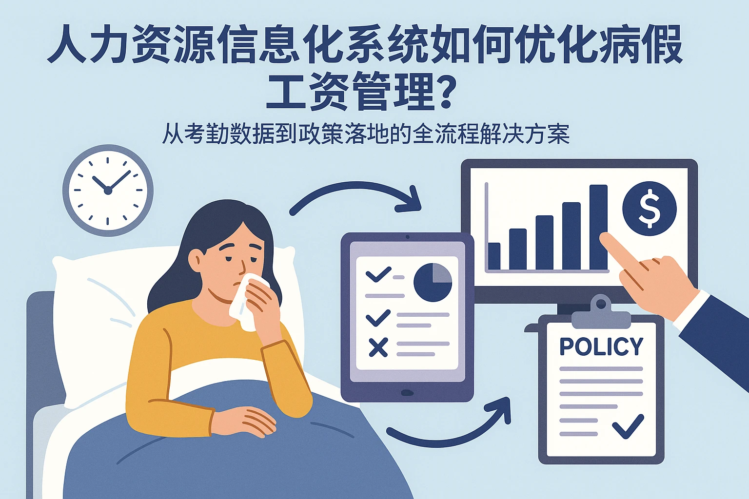 人力资源信息化系统如何优化病假工资管理？从考勤数据到政策落地的全流程解决方案