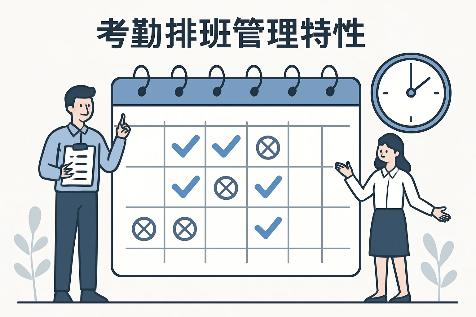 考勤排班管理特性