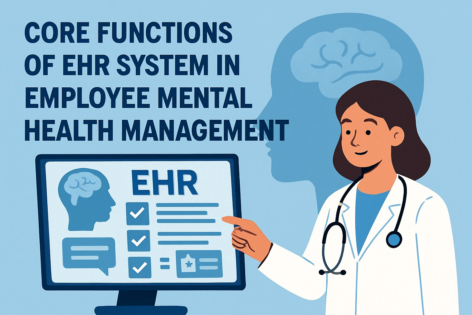 EHR系统在员工心理健康管理中的核心功能