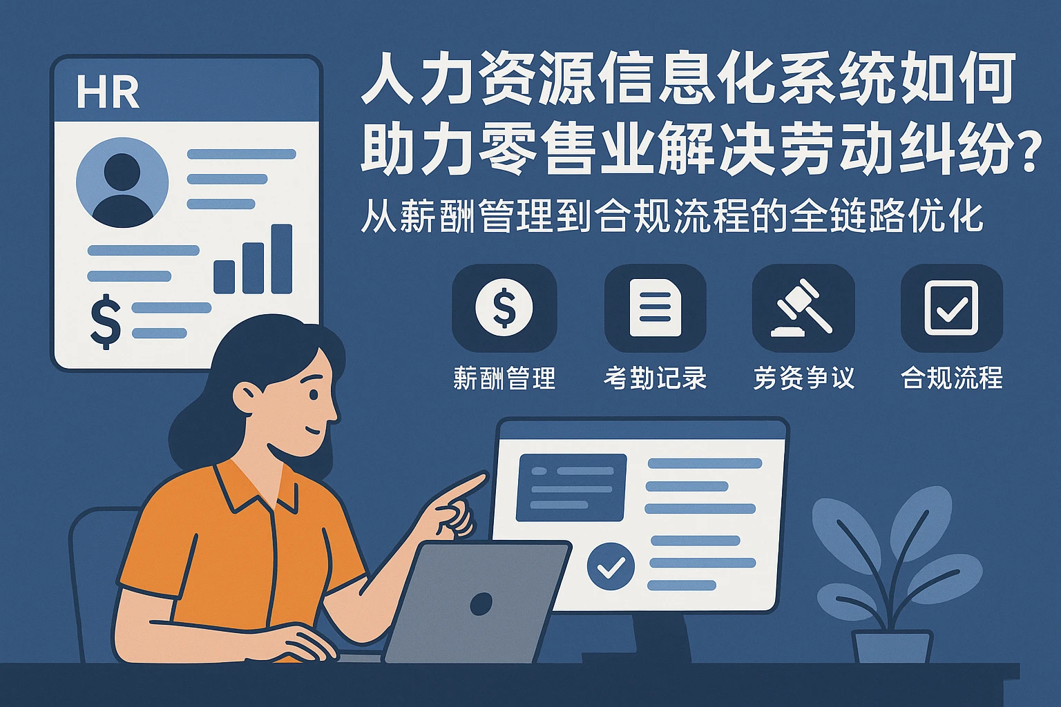 人力资源信息化系统如何助力零售业解决劳动纠纷？从薪酬管理到合规流程的全链路优化