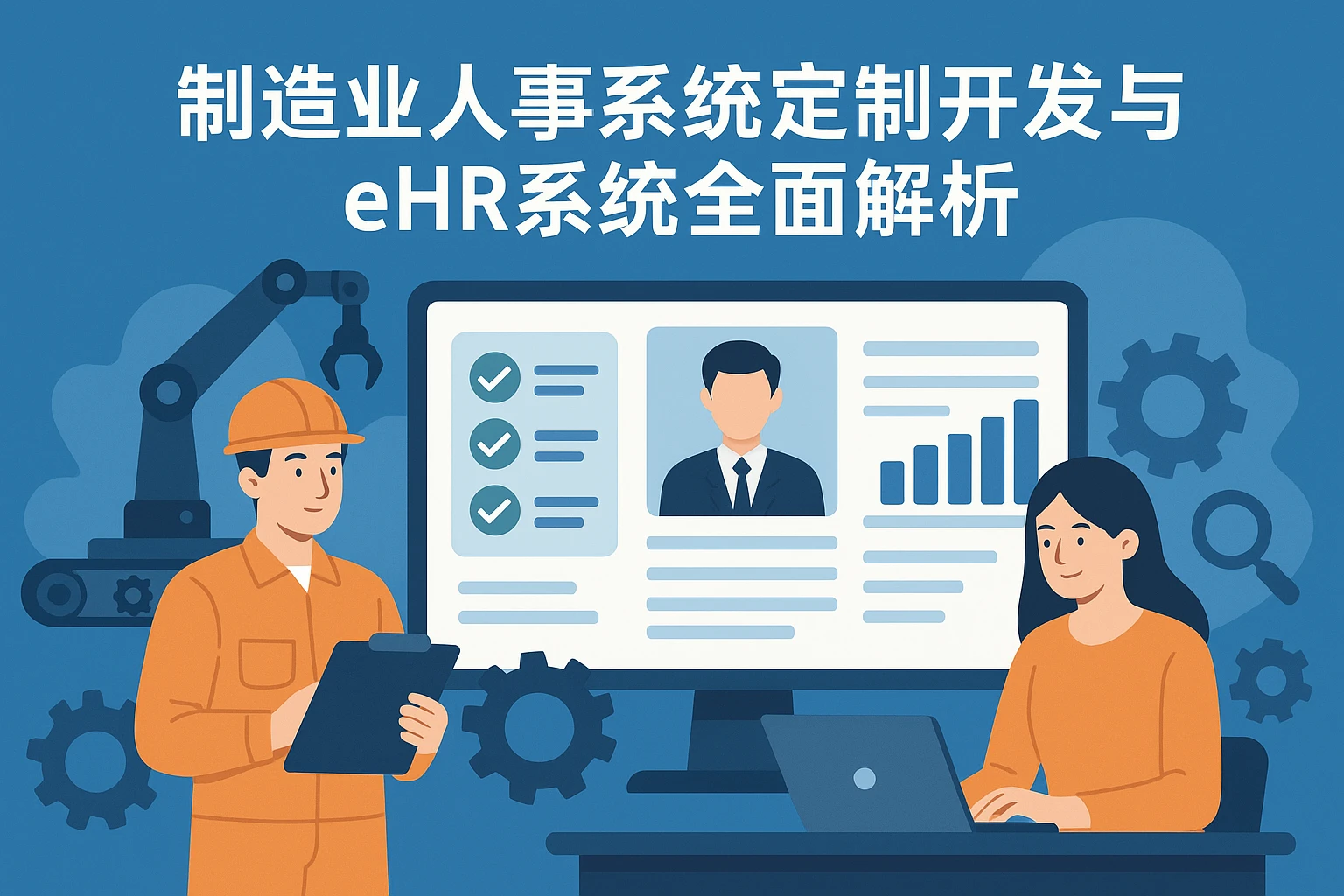 制造业人事系统定制开发与eHR系统全面解析