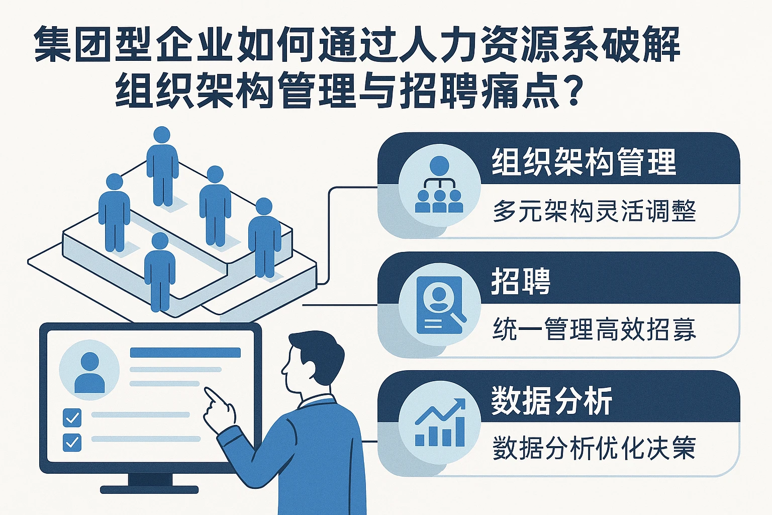 集团型企业如何通过人力资源系统破解组织架构管理与招聘痛点?