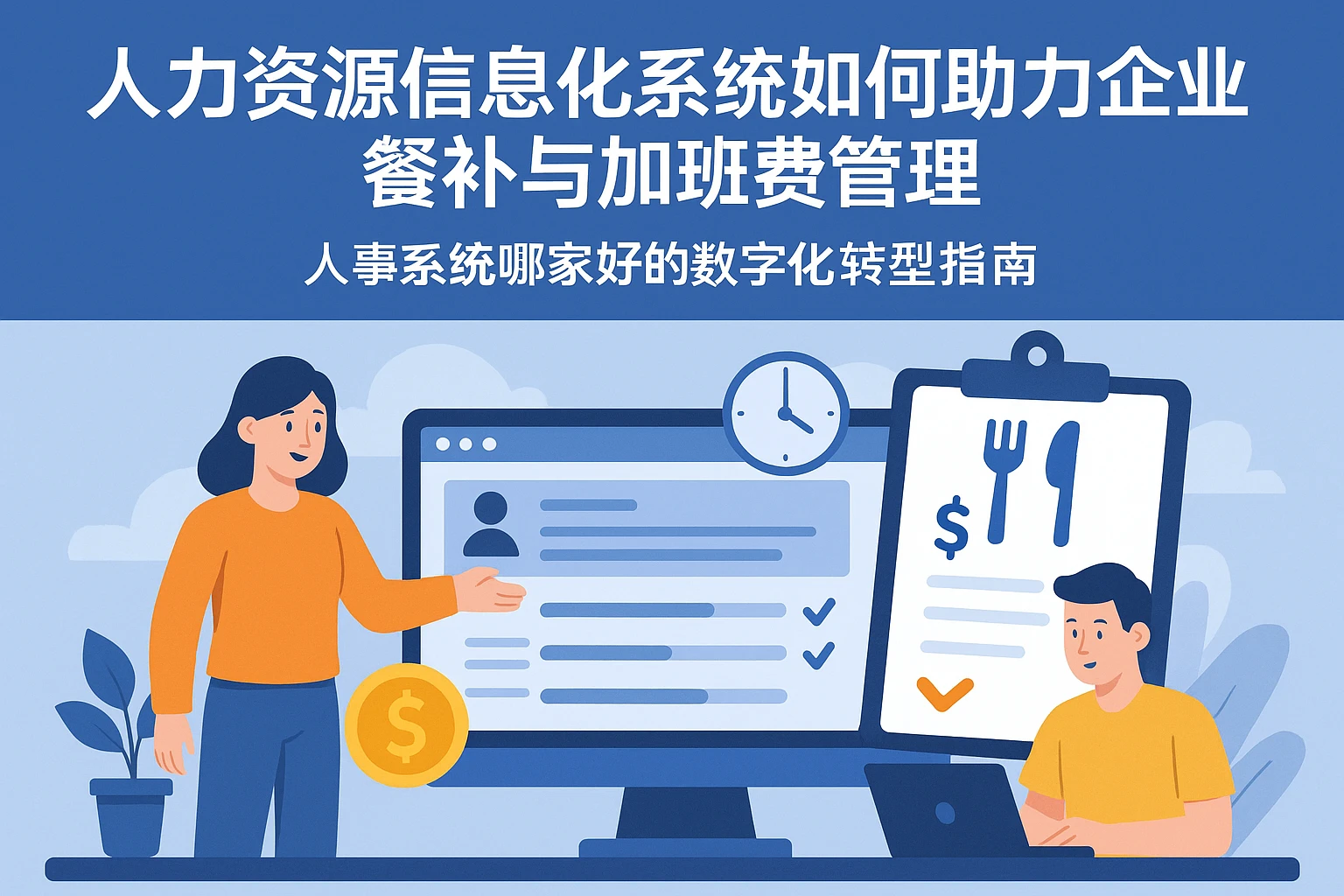 人力资源信息化系统如何助力企业餐补与加班费管理 - 人事系统哪家好的数字化转型指南