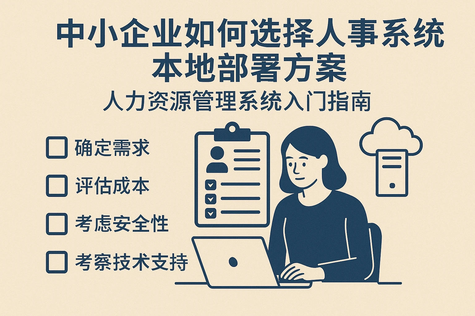 中小企业如何选择人事系统本地部署方案：人力资源管理系统入门指南