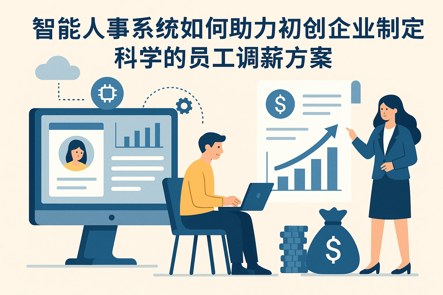 智能人事系统如何助力初创企业制定科学的员工调薪方案