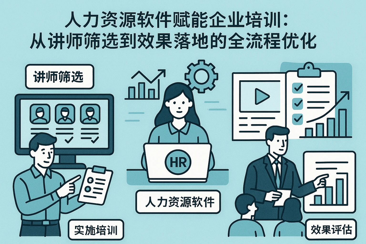 人力资源软件赋能企业培训:从讲师筛选到效果落地的全流程优化
