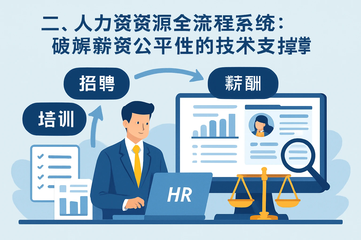 二、人力资源全流程系统：破解薪资公平性的技术支撑