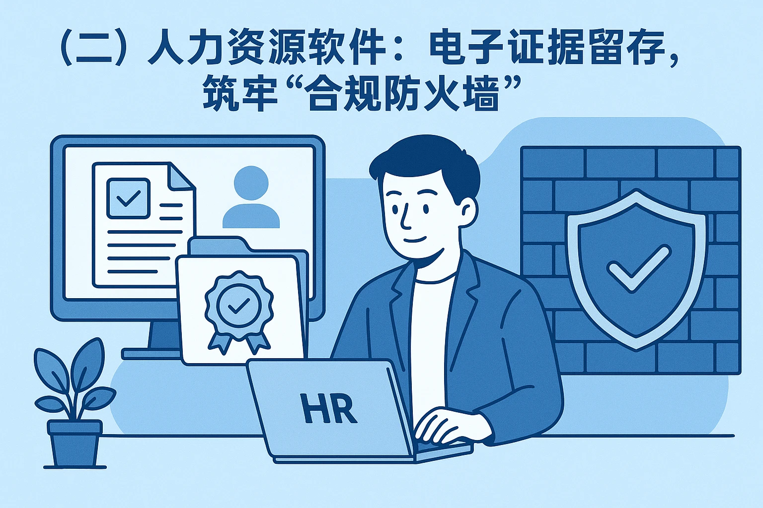（二）人力资源软件：电子证据留存，筑牢“合规防火墙”