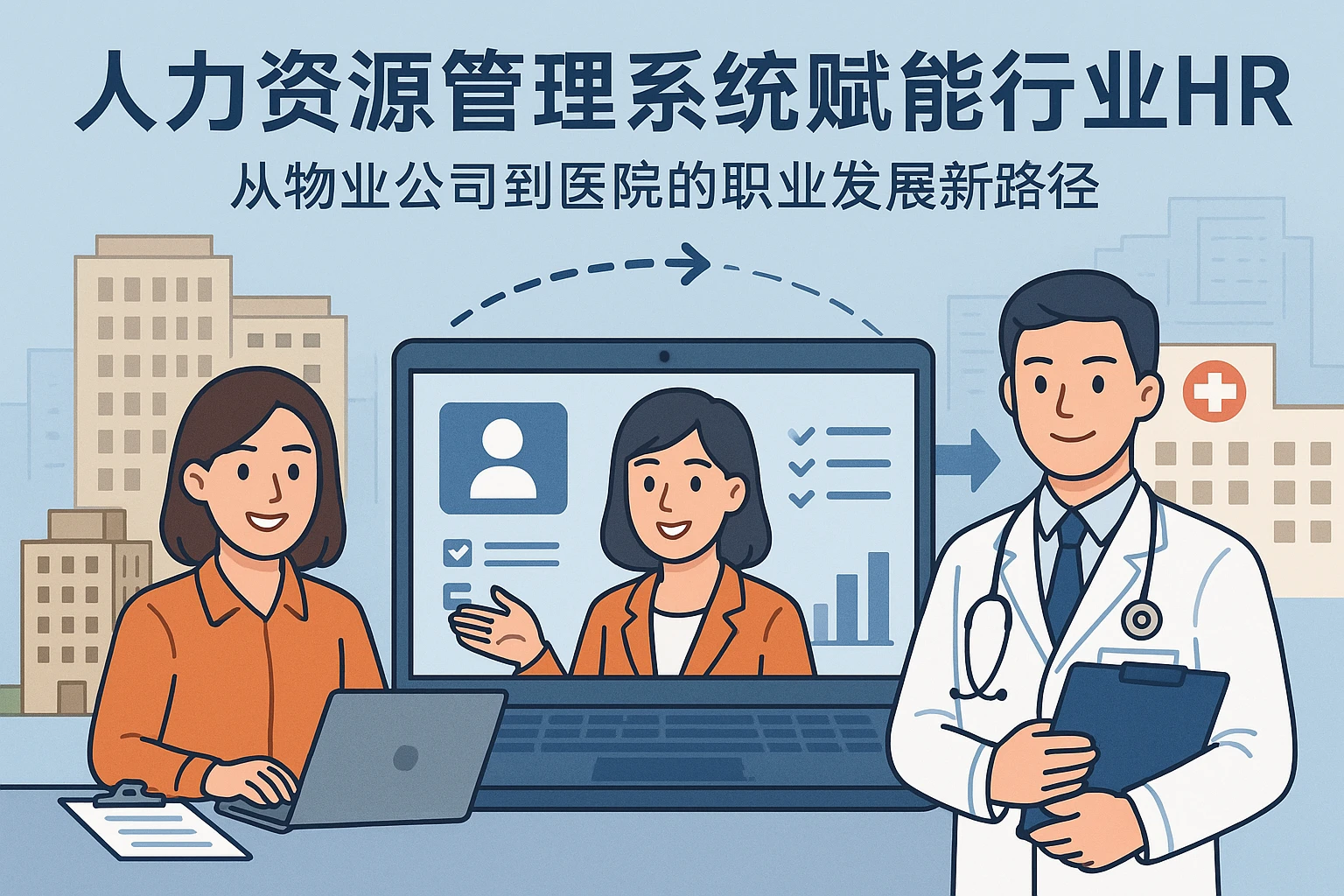 人力资源管理系统赋能行业HR:从物业公司到医院的职业发展新路径