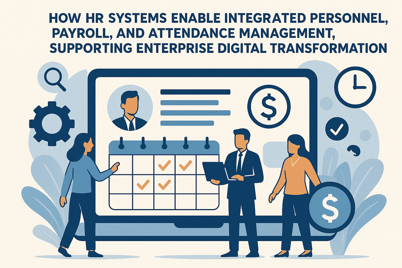 人力资源系统如何实现人事工资考勤一体化管理，助力企业数字化转型